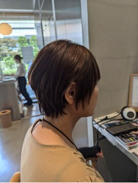 オーガニック リブ 川越(organic+live) 30代40代大人ショートボブ