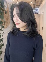 ジゼル 博多(GiseL)&nbsp;【杏実】ミディアムレイヤー　レイヤーカット　ハッシュカット