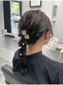 【ヘアアレンジ】黒髪/ボブルフ/ネビージュ/小顔/鎌取/林愛華
