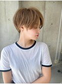 ショート ボブ インナーカラー 韓国風41210
