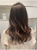 コテ巻き風デジタルパーマレイヤーカット