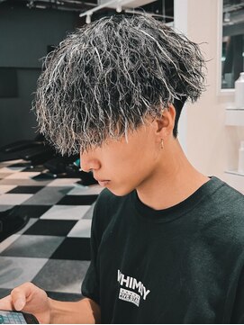 ルースト 渋谷店(ROOST) ホワイトメッシュツイストスパイラルパーマ