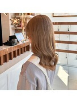 アース 鹿児島天文館店(HAIR&MAKE EARTH) 大人可愛いミルクティーベージュ！