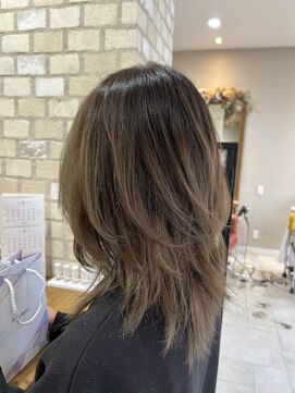 ヘアー クラージュ(hair courage) バレイヤージュ