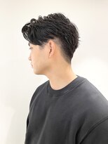 ▼ビジネスヘア/ブルーブラック/ビジネスマン