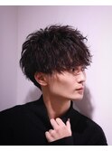 ソフトツーブロッククセ毛風ツイストパーマスタイル♪