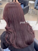 ペレ 栄 アネックス(PELE栄ANNEX)&nbsp;韓国 くびれロング レイヤー ワンホンヘア 小顔前髪