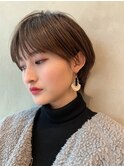 小顔ショートボブ/30代40代50代