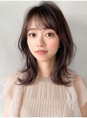 アプリコットオレンジエアリーカールイメチェン#312f0715