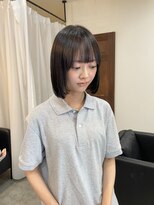 スイート ヘアデザイン(Suite HAIR DESIGN)&nbsp;ちょこっとレイヤーのパツっとストレートレイヤーボブ