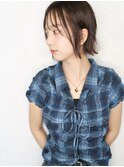 ショート＆ボブ専門サロン【BIRTH】外ハネぱっつんボブ