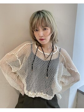 ネオリーブアイム 横浜西口店(Neolive aim) 切りっぱなしボブ レイヤーボブ 顔周りレイヤー