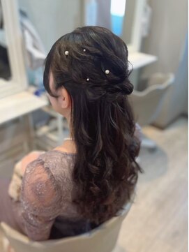 ヘアセットサロン ミント(Hair set salon MINT) ルーズハーフアップ