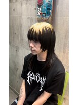 アールイーバイインク 渋谷(Re. by INK.)&nbsp;ウルフカット/ハイトーン/ミディアムウルフ/ハッシュカット