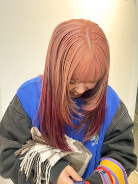 デコラ DECOR ピンクグラデーションのデザインカラー