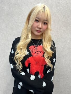 リゲルバイキング(Rigel by KING) ウルフ/レイヤーカット/ミルクティーベージュ/天使の羽バング