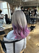 キキ(kiki by KENJE)&nbsp;【ブリーチ2回～】ブリーチデザインカラー