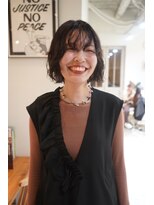 メグリ(meguri)&nbsp;ショート　パーマ　アンニュイ　酸性パーマ