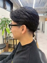 ナム 錦糸町(NAM)&nbsp;MEN’S/リバースセンターパート/ニュアンスパーマ/錦糸町