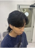 センターパートウルフ×フェザー!
