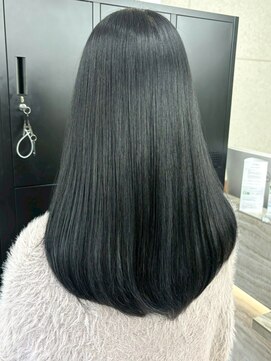 スターズ 柏(STARS) 艶髪 髪質改善 縮毛矯正 ストレート セミロング ワンカール