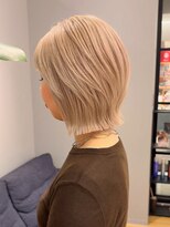 ジアン バイ ミルボン NU茶屋町+(GIEN by milbon)&nbsp;切りっぱなしボブ/レイヤーボブ/ハイトーンボブ