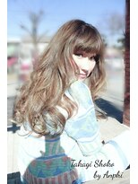 ヘアーラウンジ アンフィ 井土ヶ谷(Hair Lounge Anphi) 【Anphi】外国人風3Dバイヤレージュ ミルクティーアッシュ