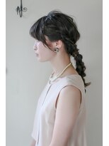 ホワイトルーム(White Room)&nbsp;編み込みポニーテールアレンジ♪