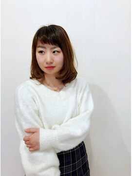 ヘア グラッドネス ワールド(hair gladness WORLD) ミディアムボブ