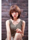 Aimee ナチュラルボブ×マロンベージュ