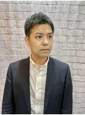 【赤坂/メンズヘア/ビジネス】大人ビジネスマン×アップバング