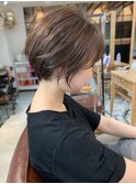 【THiRD 浅野】マロンベージュショート