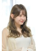 ◇吉祥寺店◇【川嶋】斜めバングデザインカラーシルキーベージュ
