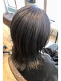 アグ ヘアー サニー 名取美田園店(Agu hair sunny) ハイライトを入れて白髪染めとthrowカラーをしてます