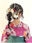 卒業式　ヘアセット＆袴着付　［所沢］