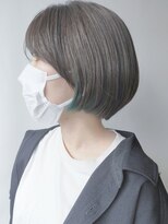 モリオフロムロンドン 原宿本店(morio from London)&nbsp;【morio原宿】丸みショートボブ　カーキベージュ