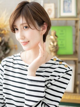 カバーヘアアンドスパ ブリス 浦和西口店(COVER HAIR & SPA bliss) 大人ハイライト小顔マッシュショートウルフa浦和20代30代40代