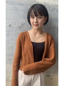 モリオ フロム ロンドン イオンモール 熊本店(morio FROM LONDON) 【morio木村】黒髪/耳かけショート