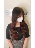 #プルエクステ#なじませカット#エクステカット