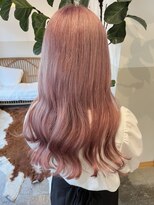 ヘアーデザインサロン スワッグ(Hair design salon SWAG) white pink