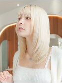 AUSTIN☆大人かわいい前髪セシルカットココアブラウンネオウルフ