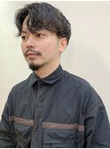 ニュアンスパーマのメンズショート
