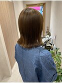 切りっぱなしスタイル
