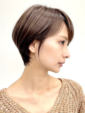 プルーヴ 秋葉原(prove) 30代40代大人女性/前髪ありショートボブ/ショートヘア/髪質改善