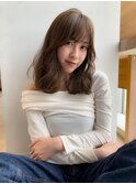 ベージュカラー/似合わせ顔周りカット