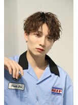 オーシャントーキョー 仙台(OCEAN TOKYO)&nbsp;黒髪波巻きスパイラルパーママッシュセンターパート