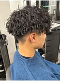 波巻きパーマスパイラルパーマツイストスパイラルパーマメンズ