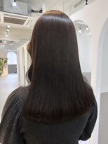 ジーナ 渋谷本店(Zina)&nbsp;透け感！！艶髪チョコブラウン☆【Zina渋谷宮益坂】