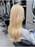 #抜きっぱなしブロンドヘアー