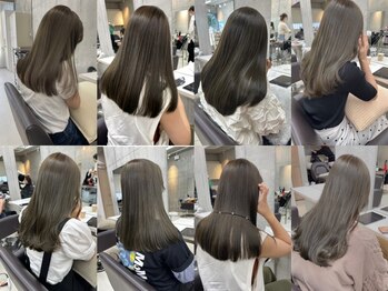 クロレ(Clore)の写真/ぷつっとレイヤーで再現性の高い動きのあるヘアが手に入る◎オリーブグレージュ/ブリーチなしダブルカラー*